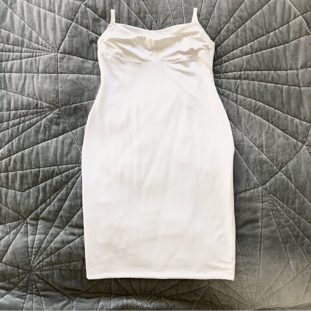 Elise Gug Designer White Strappy Dress